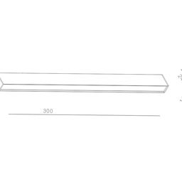 SY mini трекке арналған шам, қара, 11.3 Вт 48В, SY-mini-520614-11.3-48-BL-NW