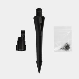 Грунтовый колышек DL-3060R1-SP черный с крепежом