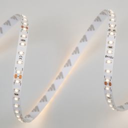 Светодиодная лента LUX, 3528, 120 LED/м, 9,6 Вт/м, 24В, IP33, Теплый белый (3000K), DSG3120-24-WW3-33