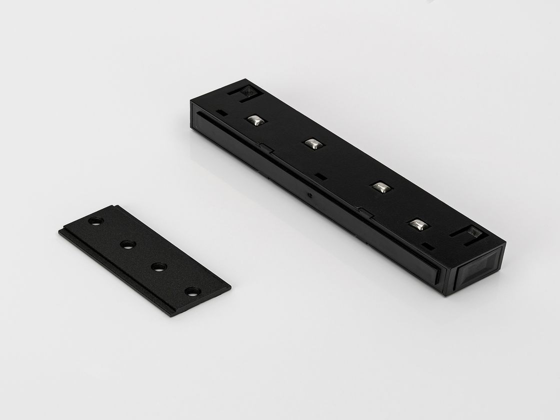 SY-LINK 48В түзу коннекторі, қара түсті, жалпы көрінісі