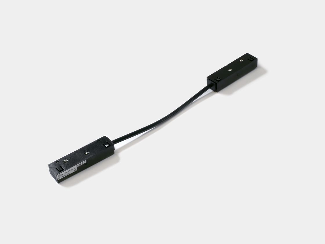 SY-LINK 48В икемді екіжақты коннектор, қара түсті