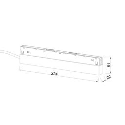 Шинопроводқа арналған драйвер, SY-LINK сериясы, Қара, 100Вт, IP20, DRV-100-48-BL