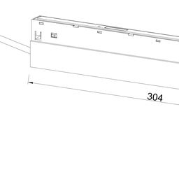 Шинопроводқа арналған драйвер, SY-LINK сериясы, Қара, 200Вт, IP20, DRV-200-48-BL