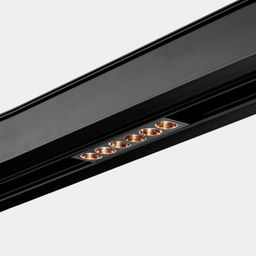 Сызықтық darklight шамы, SY-LINK сериясы, Қара, 6Вт, IP20, Жылы ақ (3000К), SY-LINK-110-BL-6-WW
