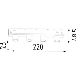 Жарықдиодты шам, SY-LINK сериясы, Қара, 12Вт, IP20, Жылы ақ (3000К), SY-LINK-CE-BL-12-WW