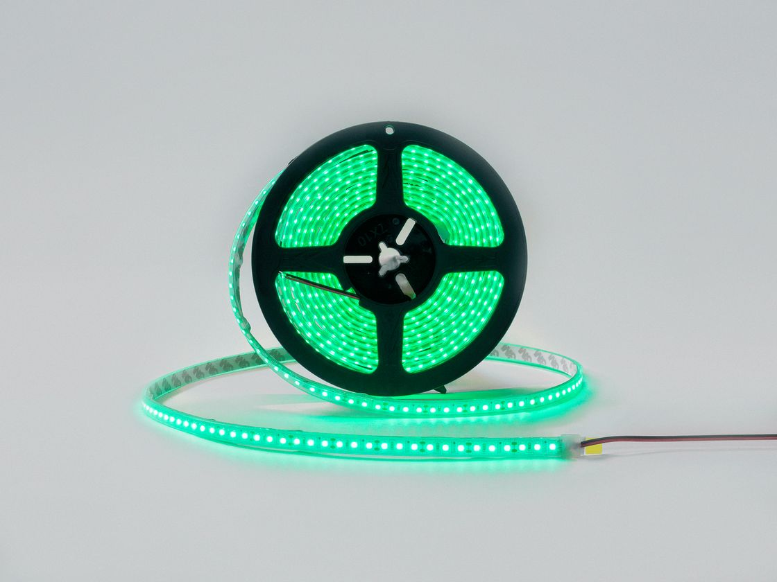 Зеленая светодиодная лента SMD3528 на катушке 5 м