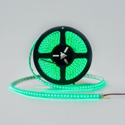 Светодиодная лента  3528, 120 LED/м, 9,6 Вт/м, 12В , IP66, Цвет: Зеленый, SWG3120-12-9.6-G-66-M