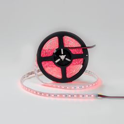 SMD5050 RGB LED таспасының катушкасы 12 В, қызыл түспен жарық береді