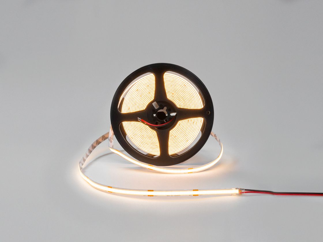 COB LED таспасының орамы, жылы ақ, 24В