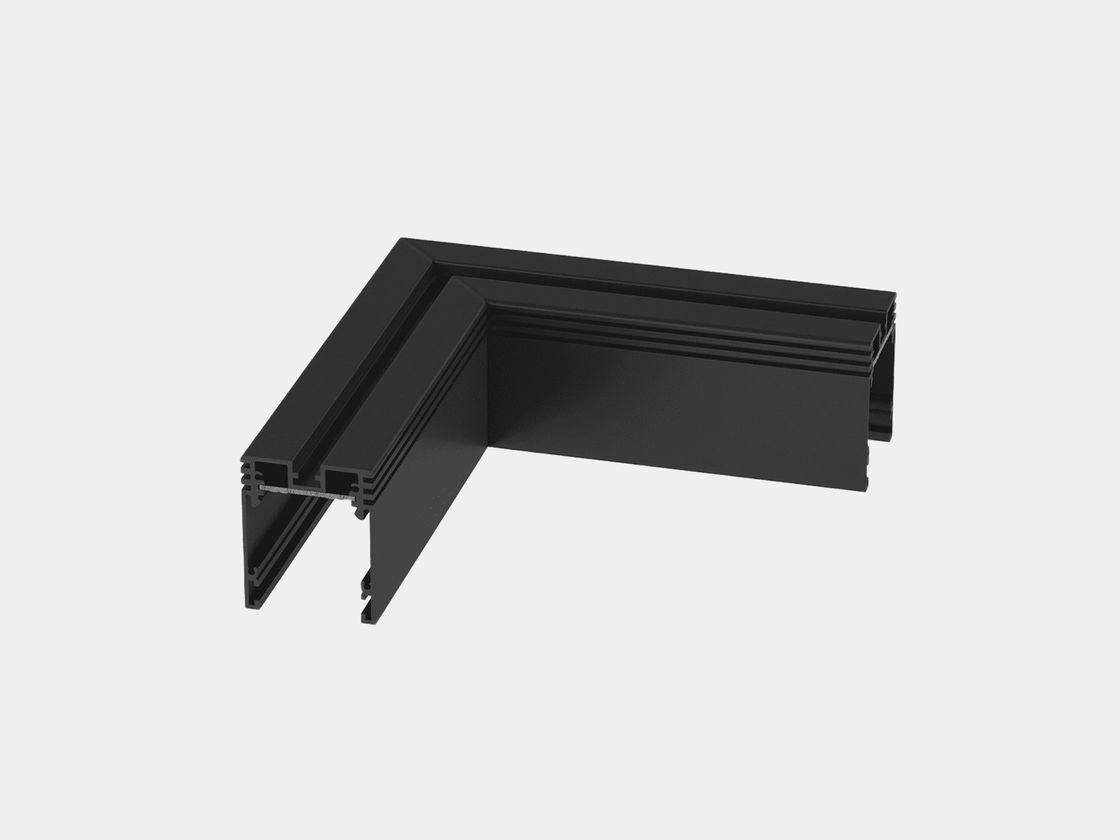 Төбеге арналған бұрыштық коннектор SY Қара муар, Күміс, SY-601901-CN-BLMR-PCB