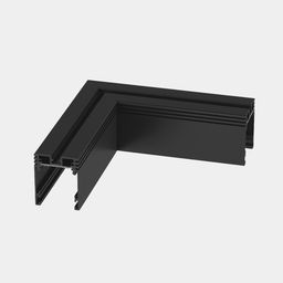 Төбеге арналған бұрыштық коннектор SY Қара муар, Күміс, SY-601901-CN-BLMR-PCB