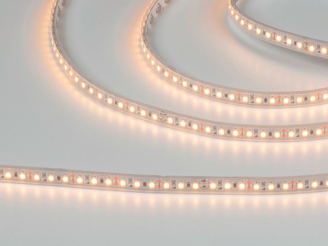 SMD3528 LED таспасы, жылы ақ, қосулы