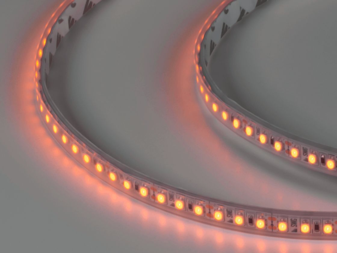 Жарықдиодты таспа 3528, 120 LED/м, 9,6 Вт/м, 12В, IP66, Түсі: Сары, SWG3120-12-9.6-Y-66-M