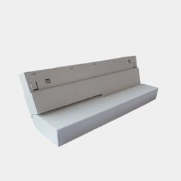 SY-LINK ақ түсті трекке арналған «кітапша» шамы, қиғаш ракурстан көрініс