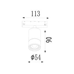 Светильник-спот музейный , серия SY-LINK, Белый, 12 Вт, IP20, Нейтральный белый (4000К), SY-LINK-ZM-WH-13-NW