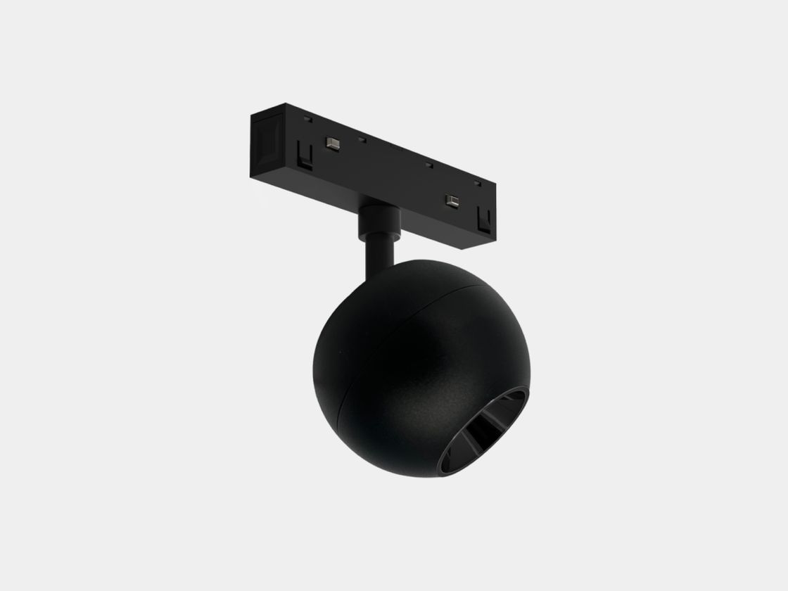 SY-LINK D90 қара түсті шар пішінді трек шамы, үстіңгі монтажға арналған