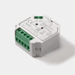 EasyDim DALI-DT6-DIM400 декодері, ақ түсті корпус, клеммалар