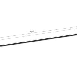 Светильник трековый SLIM, 48В 24W черный 2700-6000К, DL-SLIM-DFBL-24-CCT