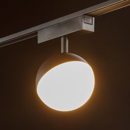 SLIM магнитті тректегі шар пішінді шам, жарығы қосулы күйде