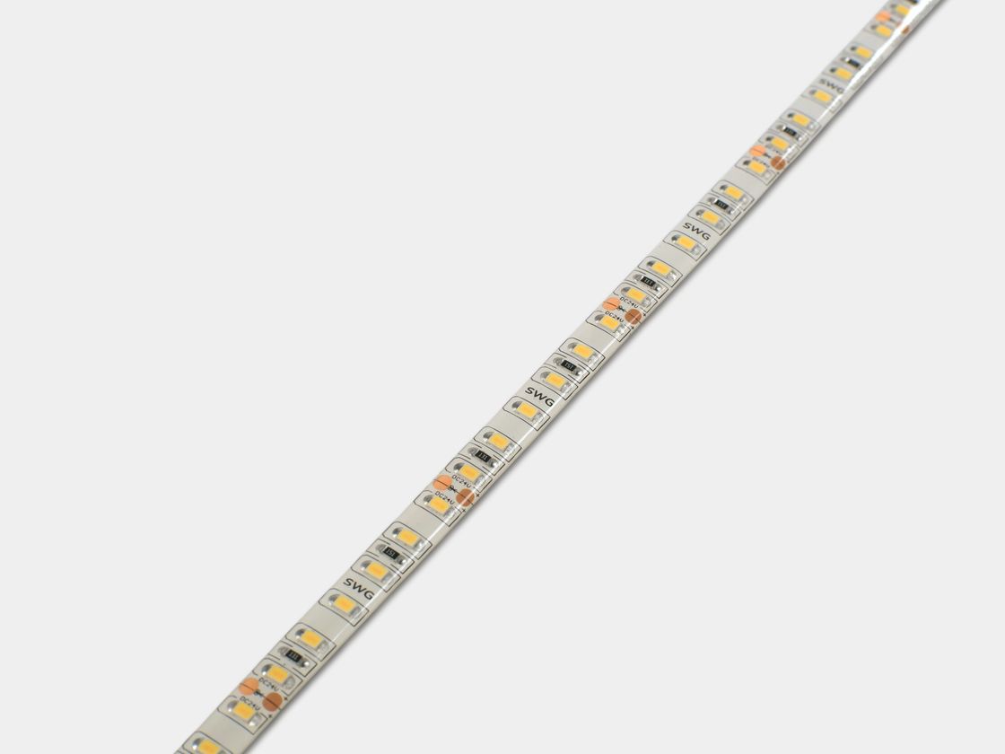 Жарықдиодты таспа 2835, 120 LED/м, 9,6 Вт/м, 24В, IP65, 3M, Түсі: Жылы ақ, SWG2120-24-9.6-WW-65-M