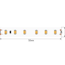 Контакт алаңшалары бар SMD2835 LED таспасының бөлігі