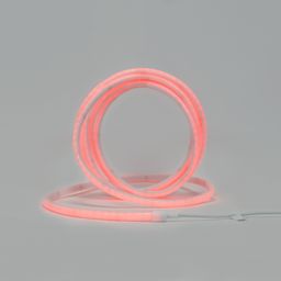 Бухтадағы LED термолента, қызыл жарық шығарады