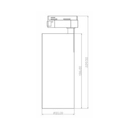 Спот для трековыx систем серия TL3P, Белый, 30Вт, 3000K, TL3P-WH-30-WW