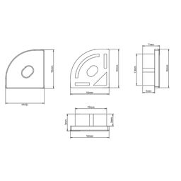 SWG SF-1616, SF-1616-ECS2 профиліне арналған тығындар жиынтығы