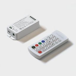 RGBW контроллері, 2.4G, пультпен, 21 түйме, DC12/24V, <16A(MAX), SW-RGBW-2.4G-16A