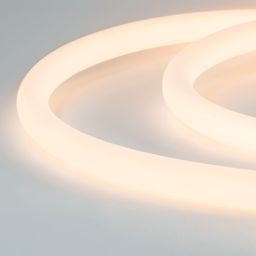 Неоновая лента тёплая белая 24В IP67 18Вт/м 360 LED/м SMD2835 360° D22 SWG22D-2360-24-WW-67