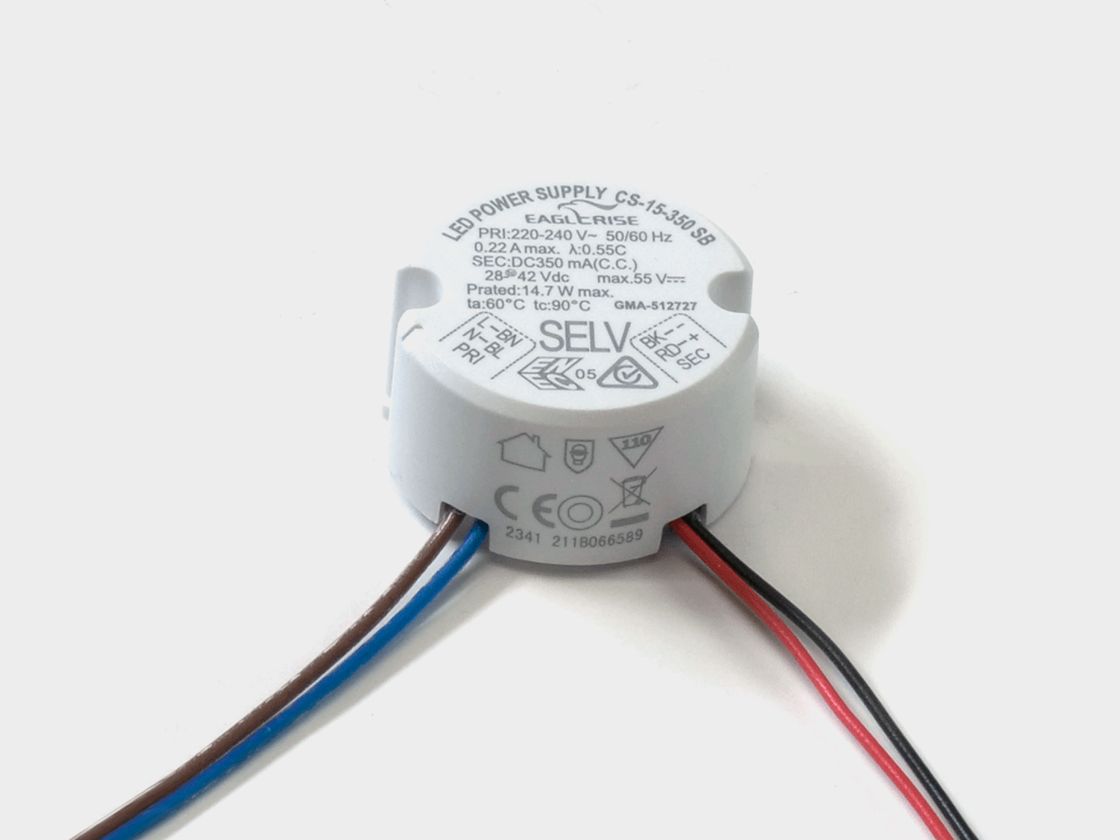 Eaglerise CS-15-350 SB дөңгелек LED драйвері, сымдарымен