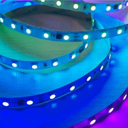 Катушкадағы RGB LED таспа, жарық беру