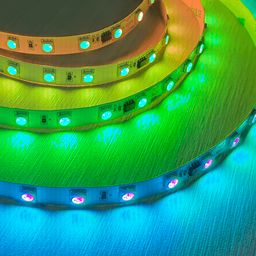 Светодиодная лента SPI RGB 24В IP20 12Вт/м 60 LED/м SMD5050 WS2811 SWG5PT60-24-12-WS2811RGB