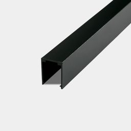 Неон таспасына арналған алюминий бекіткіш 1 м қара 12×20 мм MNT-1220-AL1000-BL