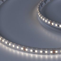 Светодиодная лента в силиконовой оболочке, включена
