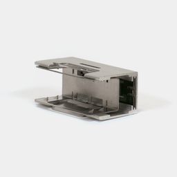Клипса для неона 12×20 мм, боковой ракурс