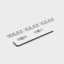 SY сериясының түзу коннекторы Ақ SY-CN-I-WH