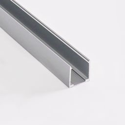 12×20 алюминий бекіту профилі, ішкі жағынан көрініс