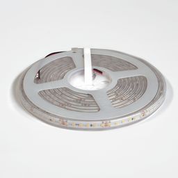 24 В жарықдиодты таспа, жылы ақ, IP65, 9,6 Вт/м, SMD2835, DSG2120-9.6-24-WW3-65