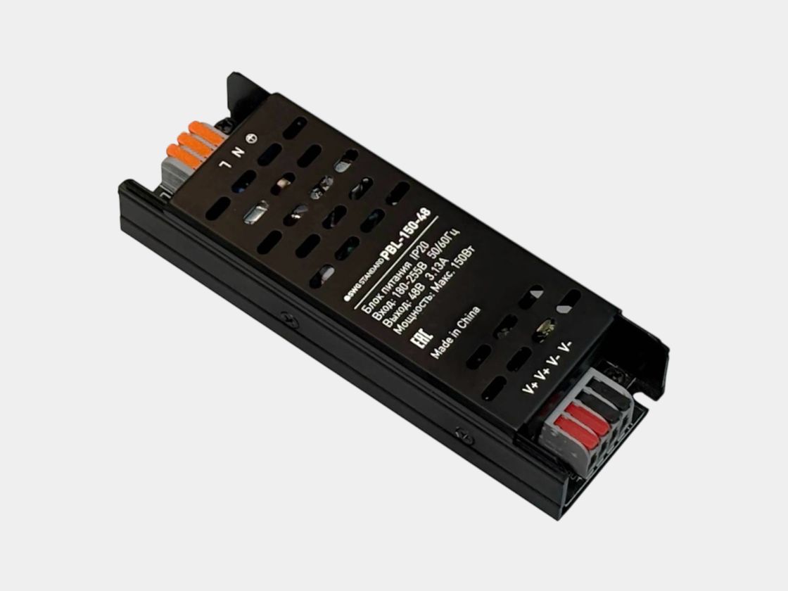 Открытый блок питания SWG PBL-150-48, черный корпус