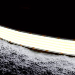 Қосылған COB LED-лента, жарықтың жақыннан түсірілген көрінісі