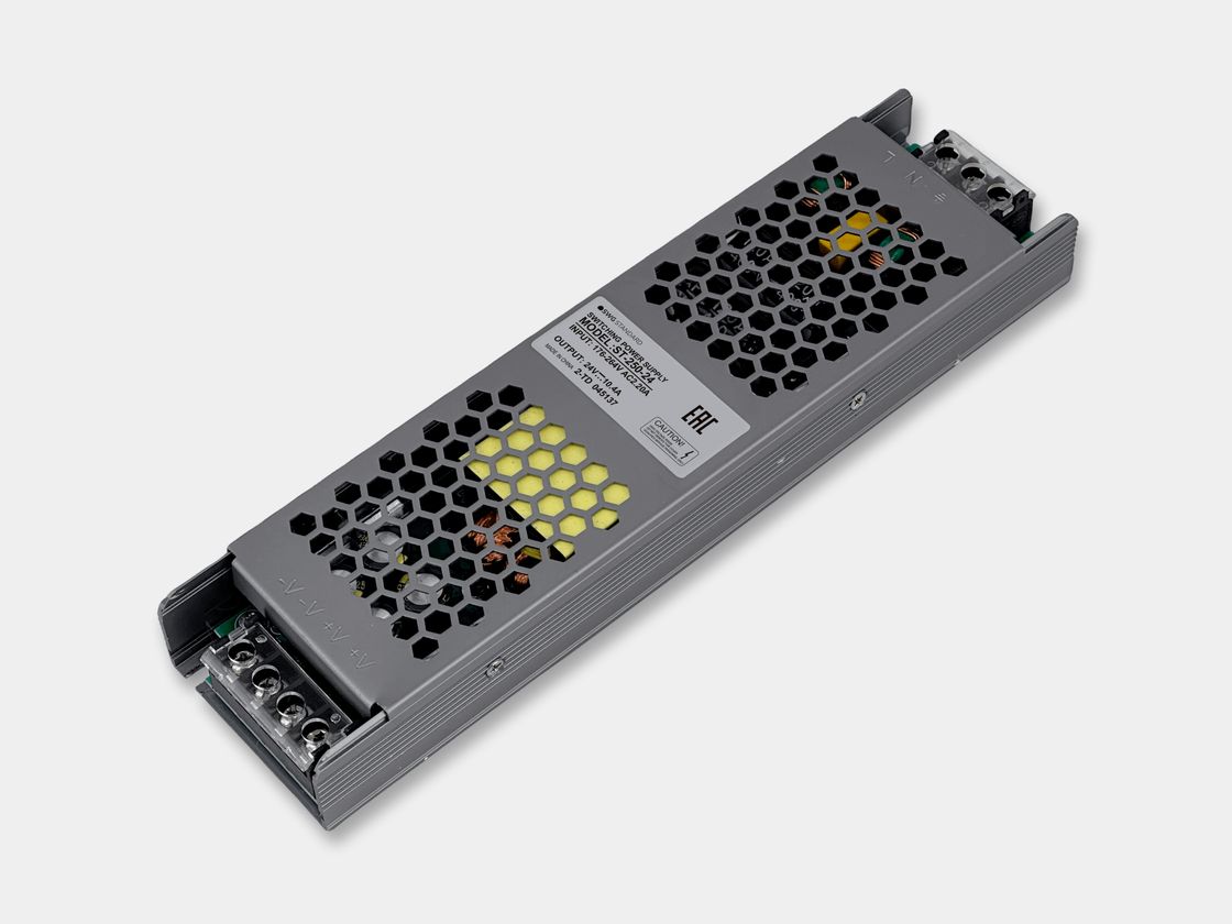 IP20 ашық қуат көзі 24В 250Вт, үстінен көрініс
