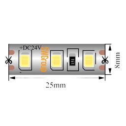 Фрагмент ленты SMD2835 с маркировкой DC24V