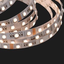 Катушкадағы 5050 LED таспа, жылы ақ жарық