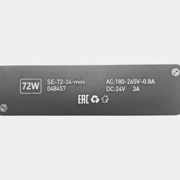 72W 24V қуат көзі блогының таңбалануы, үстінен көрініс