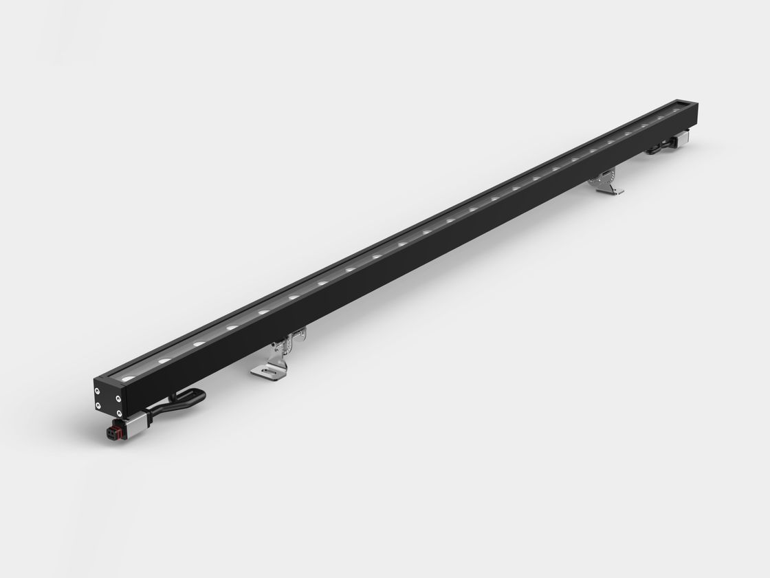 1 м сызықтық LED жарық шамы, қою сұр корпус