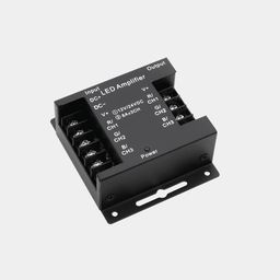 Усилитель RGB,24А,Черный, AMP-RGB-24A-BL
