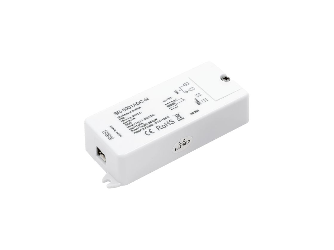 SR-8001A DC-N ИҚ-қосқышы, корпус, үстінен көрініс