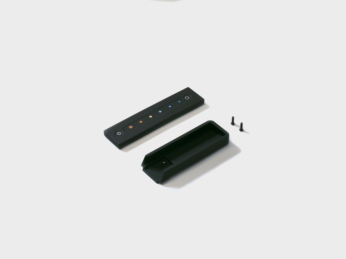EasyDim сенсорлы RF пульт, қара түсті, негізімен бірге жинақ