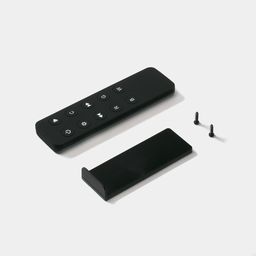 Қақпағы бар EasyDim қара RF батырмалы қашықтан басқару пульті